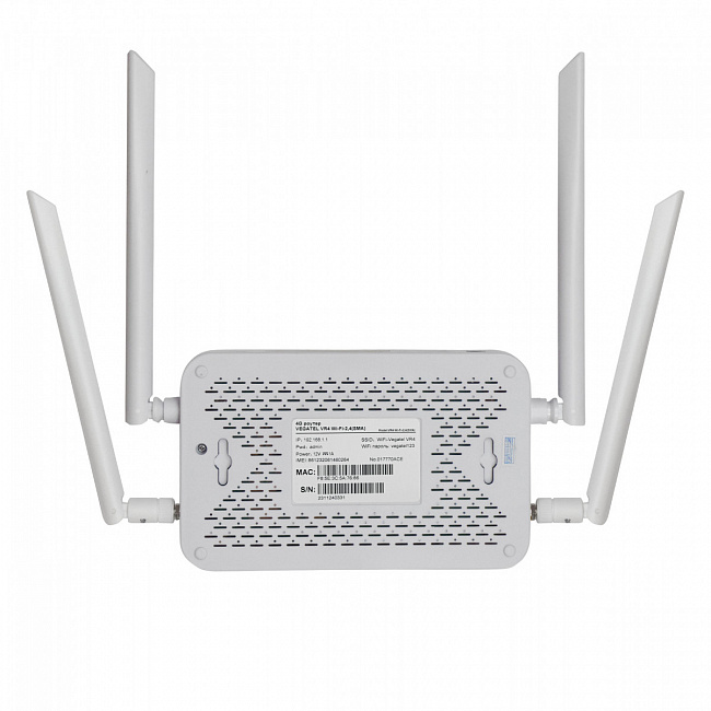 Роутер 4G VEGATEL VR4 Wi-Fi-2,4 (SMA) - фото №3